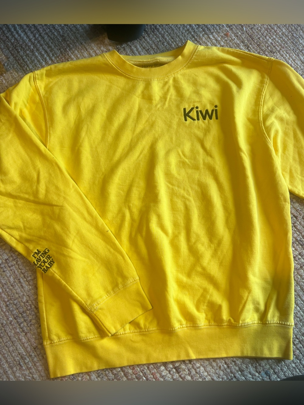 Harry Styles Tour Yellow Kiwi Crewneck Sweatshirt